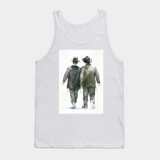 Conversation walking in Jerusalem (ובלכתך בדרך) Tank Top